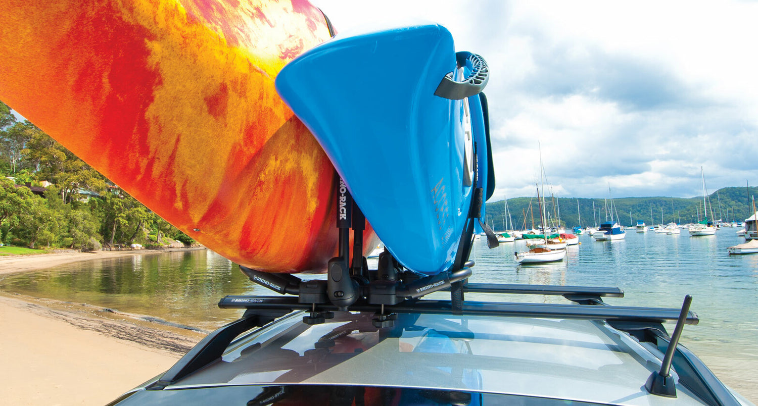 Rhino Rack - Folding J Style Extension Roof Mount Kayak Rack - S512X