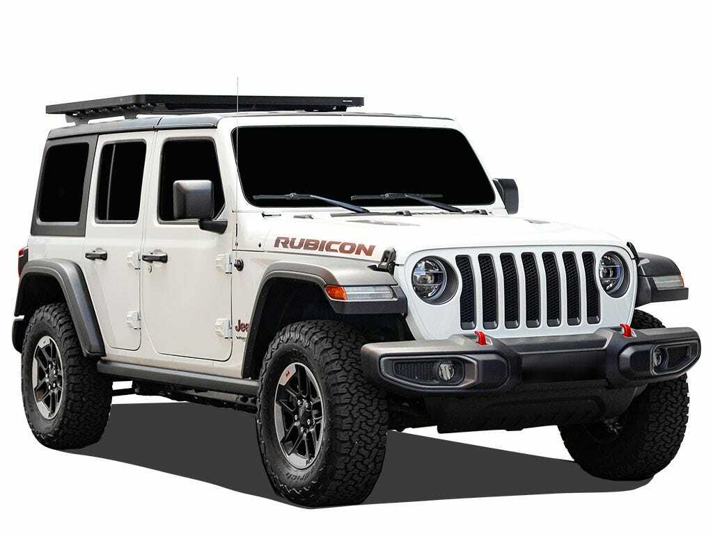 Front Runner - Jeep Wrangler JL 4 Door (2018-Current) Extreme Slimline II 1/2 Roof Rack Kit - KRJW023T
