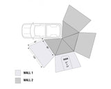 Overland Vehicle Systems - Overland Vehicle Systems Freestanding Driver Nomadic 270LT Awning Wall 2 - 18209909