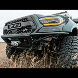 C4 Fabrication - Tacoma Rock Runner Front Bumper / 3rd Gen / 2016-2023 - 1200-3516-MB-T-W-01NA