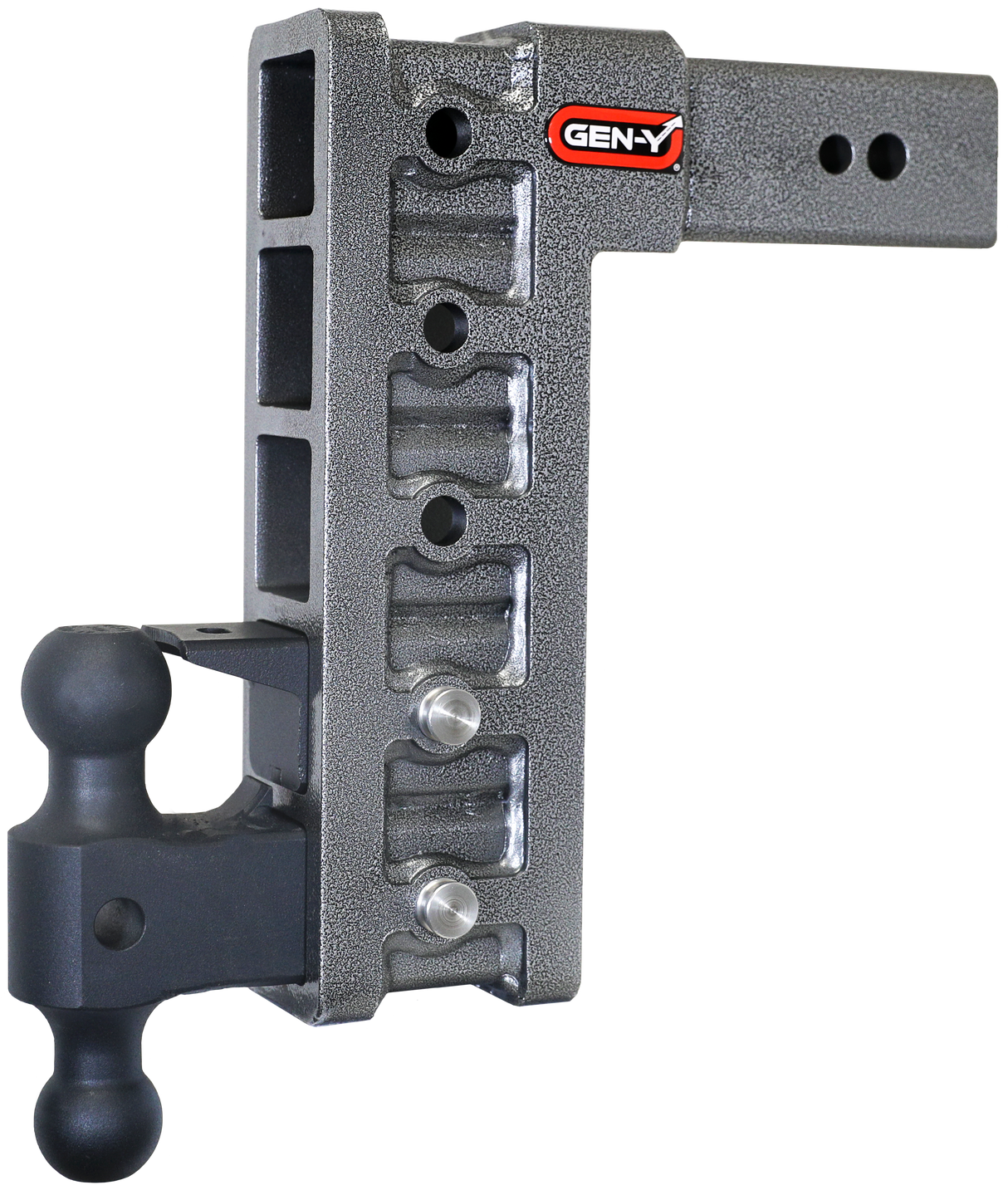 GEN-Y - Hitch GH-1725 3" Shank 12" Drop 3.5K TW 32K Hitch & GH-0161 Versa-Ball & GH-0162 Pintle Lock - GH-1725