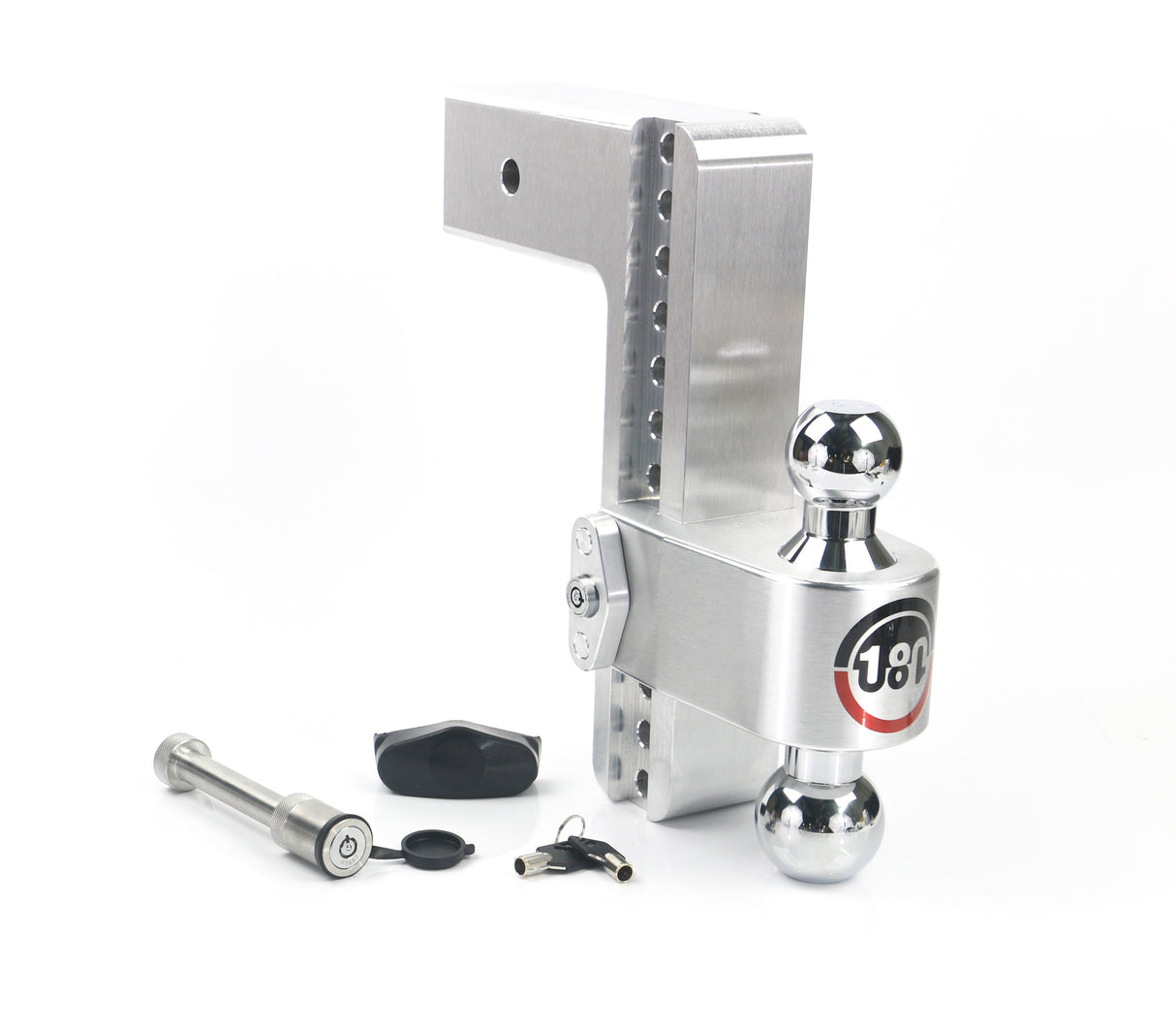 Weigh Safe - CTB10-3-KA Turnover Ball 10" Drop Hitch with 3" Shank- Keyed Alike WS05 Included