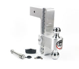 Weigh Safe - CTB10-3-KA Turnover Ball 10" Drop Hitch with 3" Shank- Keyed Alike WS05 Included