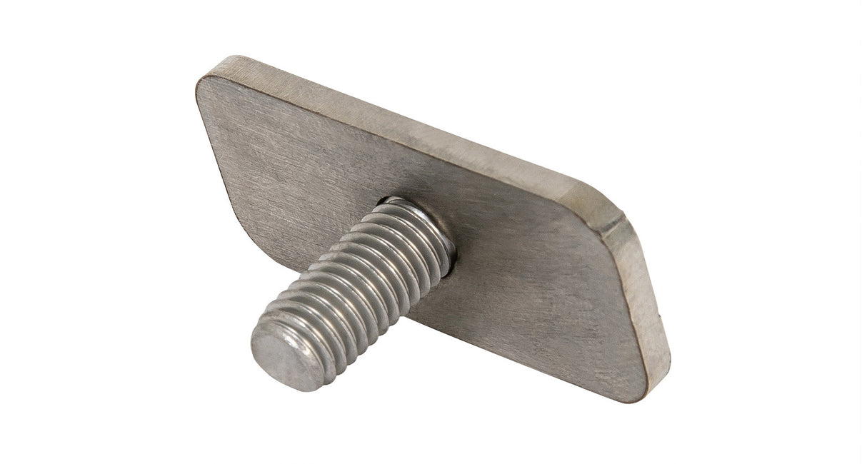 Rhino Rack - M8 X 16.5mm (20.6mm x 45mm) Stainless Steel Rectangular T-Bolt (4-Pack) - B222-BP