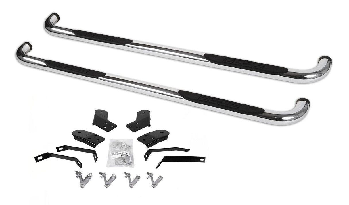 Go Rhino 4109PS - 4000 Series SideSteps With Mountins Bracket Kit - Polished Stainless Steel