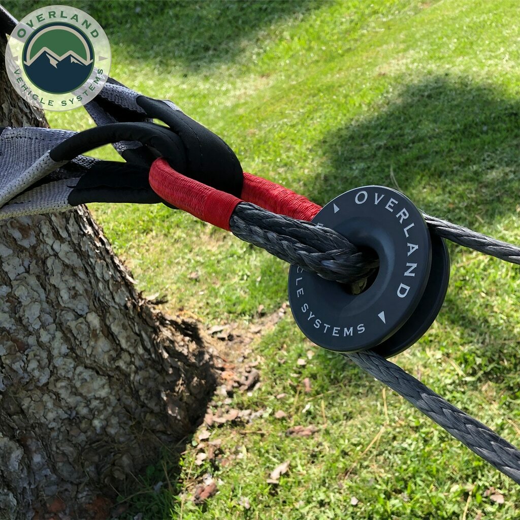 Overland Vehicle Systems - Soft Shackle Recovery 41,000 lb. With Loop & Abrasive Sleeve - 19129903