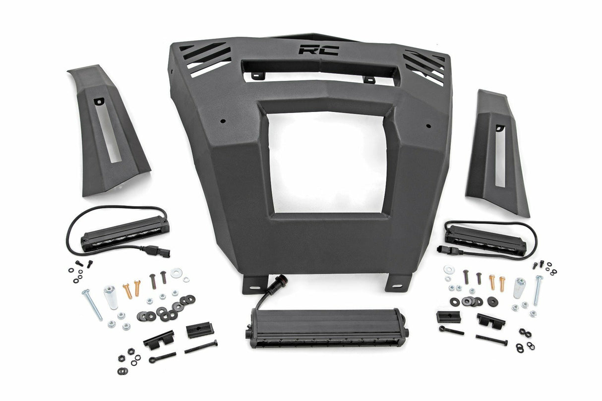 Rough Country - LED Light - Bumper Mount - 12" and 6" Pair Combo - Can-Am Defender HD 8 HD 9 HD 10 - 97069