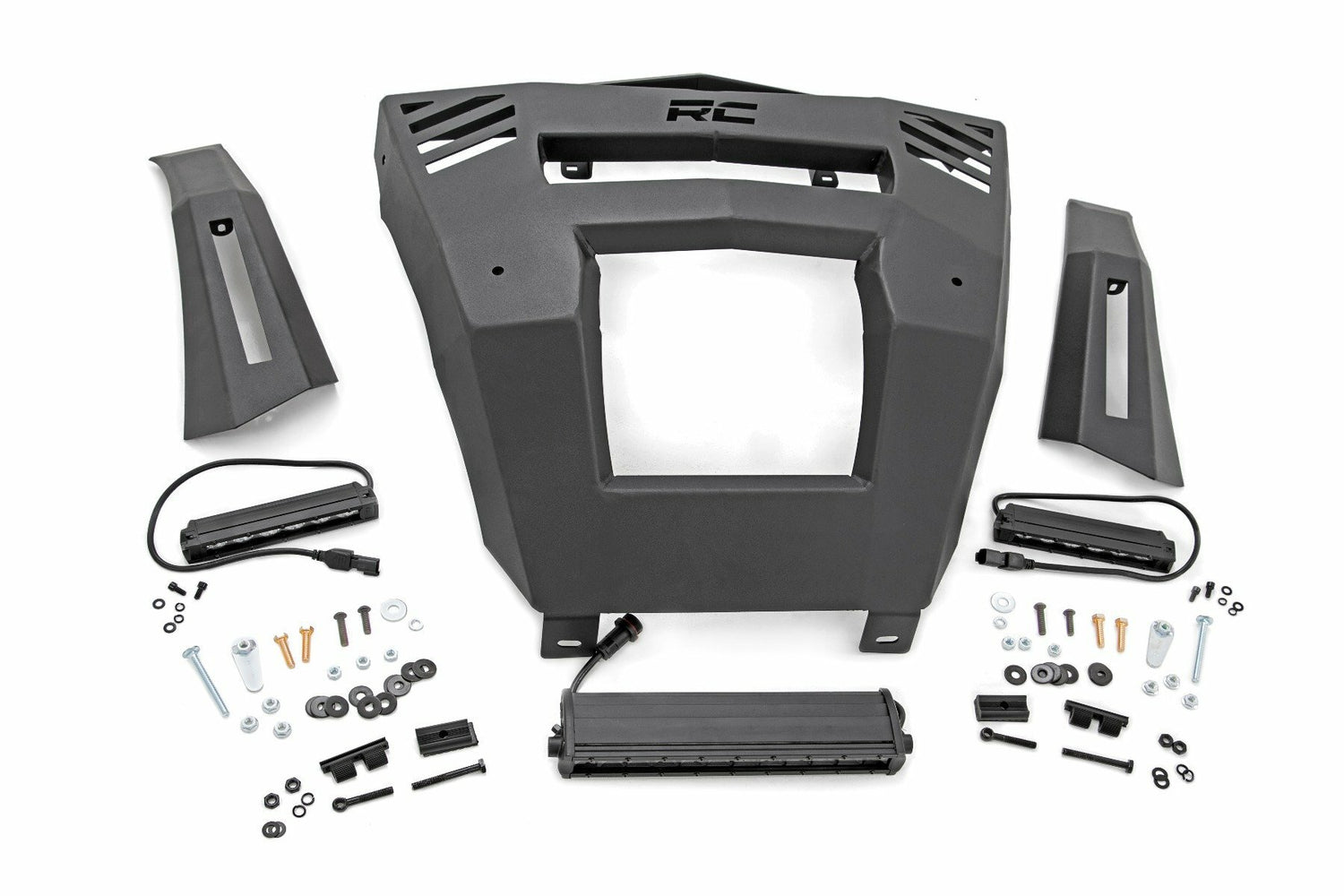 Rough Country - LED Light - Bumper Mount - 12" and 6" Pair Combo - Can-Am Defender HD 8 HD 9 HD 10 - 97069