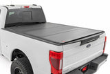 Rough Country - Hard Tri-Fold Flip Up Bed Cover - 6'10" Bed - Ford Super Duty (17-23) - 49220651
