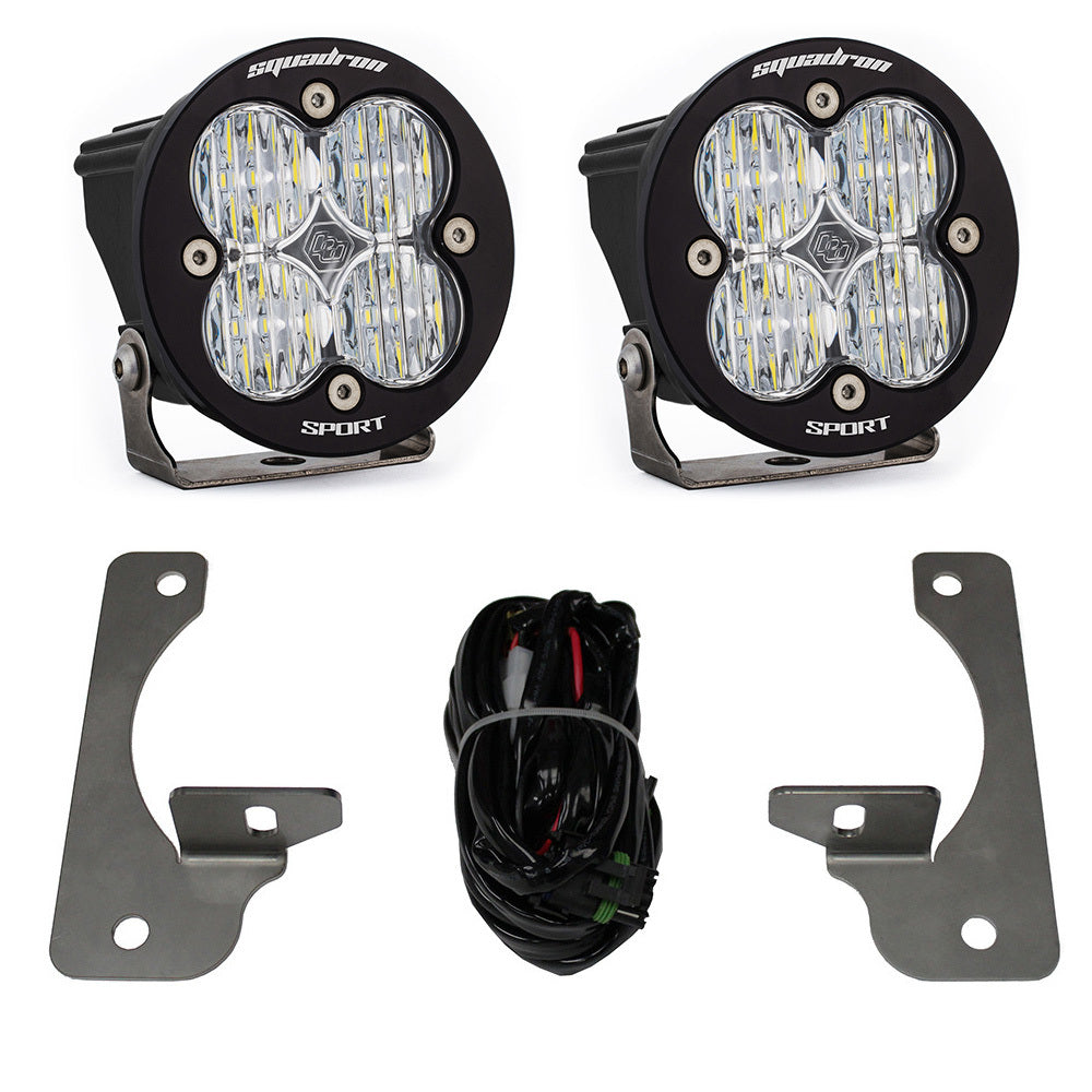 Baja Designs - 448146 - Jeep, Squadron-R Sport, LED JK (07-09), Fog Pocket Kit