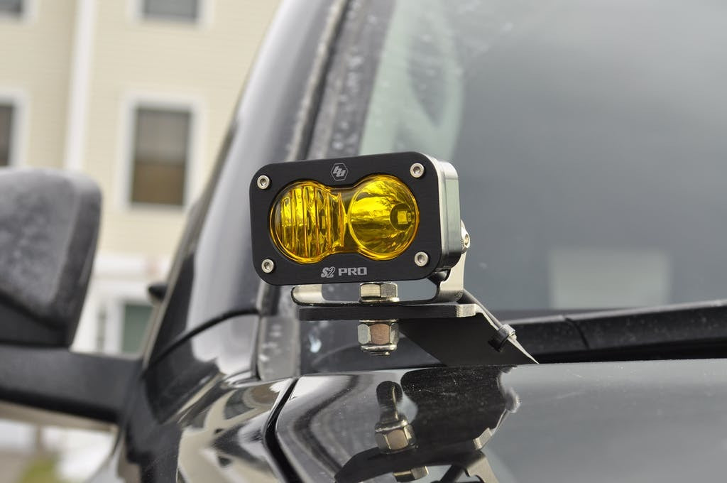 Rago Fabrication - 2010-2023 5th Gen Toyota 4Runner Low Profile Ditch Light Brackets - R1000T4RUDIT-LP