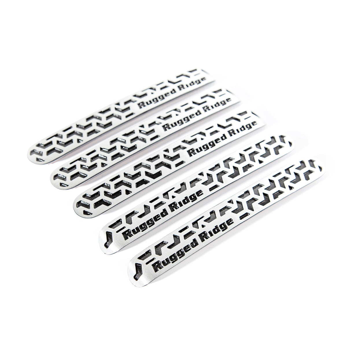 Rugged Ridge - Elite Door Handle Inserts, Contrast Tread; 07-18 Wrangler Unlimited - 13311.53