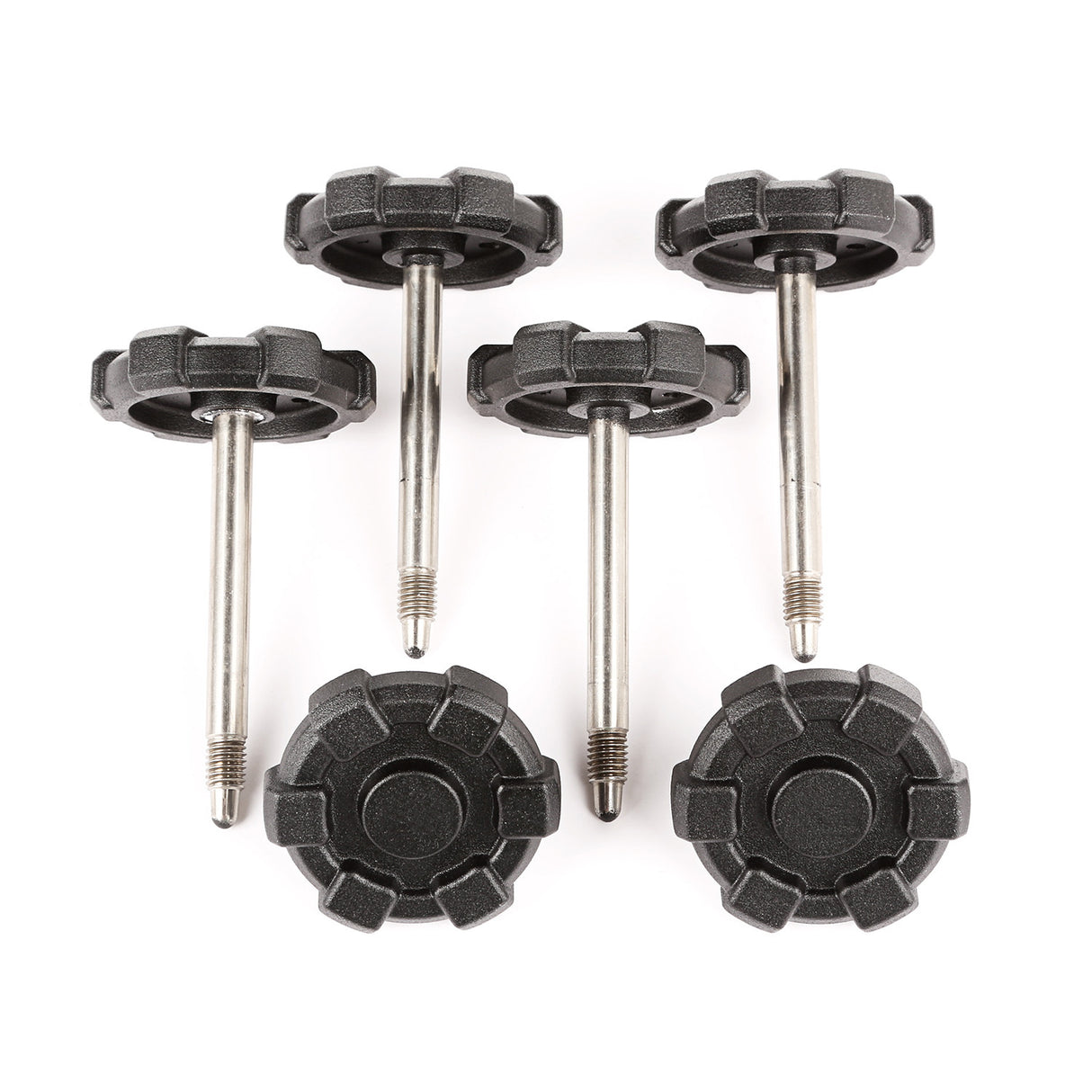 Rugged Ridge - Elite Door Surround Knobs; 07-18 Jeep Wrangler JK, 4 Door - 13510.14