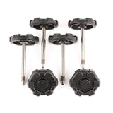 Rugged Ridge - Elite Door Surround Knobs; 07-18 Jeep Wrangler JK, 4 Door - 13510.14