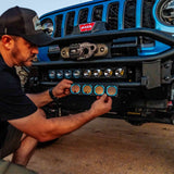 KC HiLiTES 30580 KC Bezel Ring KC FLEX ERA BAR Blue 4PC