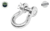 Overland Vehicle Systems - Recovery Shackle 3/4 4.75 Ton Zinc - D Ring Recovery Shackle - 19019905
