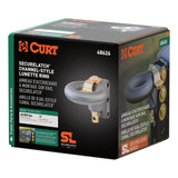 Curt - SecureLatch Channel-Style Lunette Ring (40,000 lbs., 3" ID) - 48626