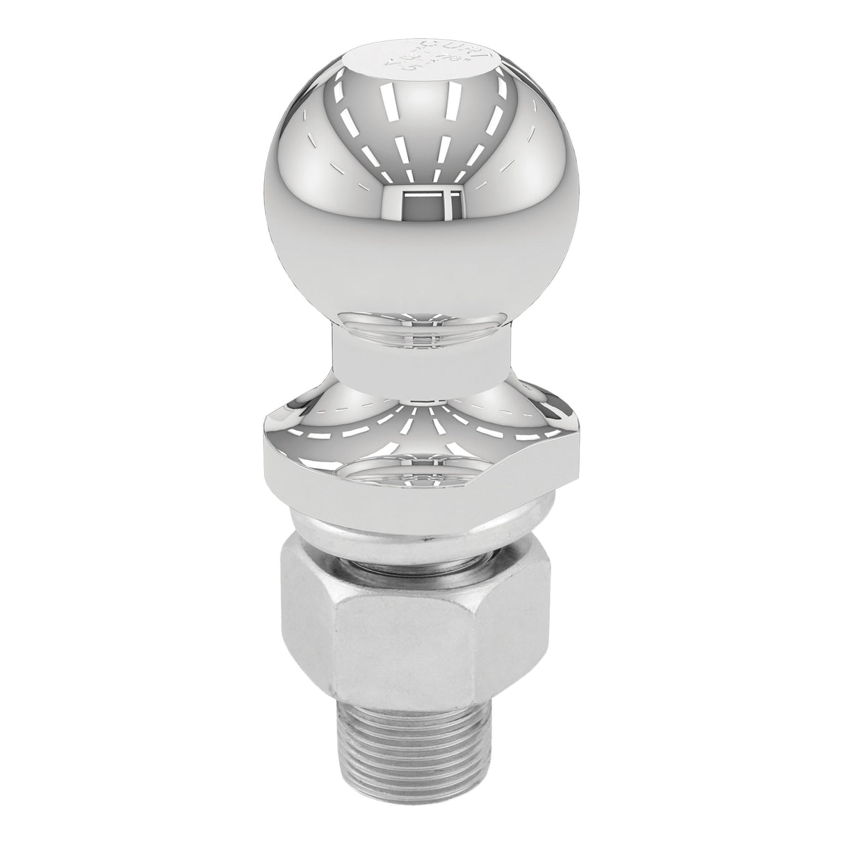 Curt - 1-7/8" Trailer Ball (1" x 2-1/8" Shank, 3,500 lbs., Chrome, Packaged) - 40062
