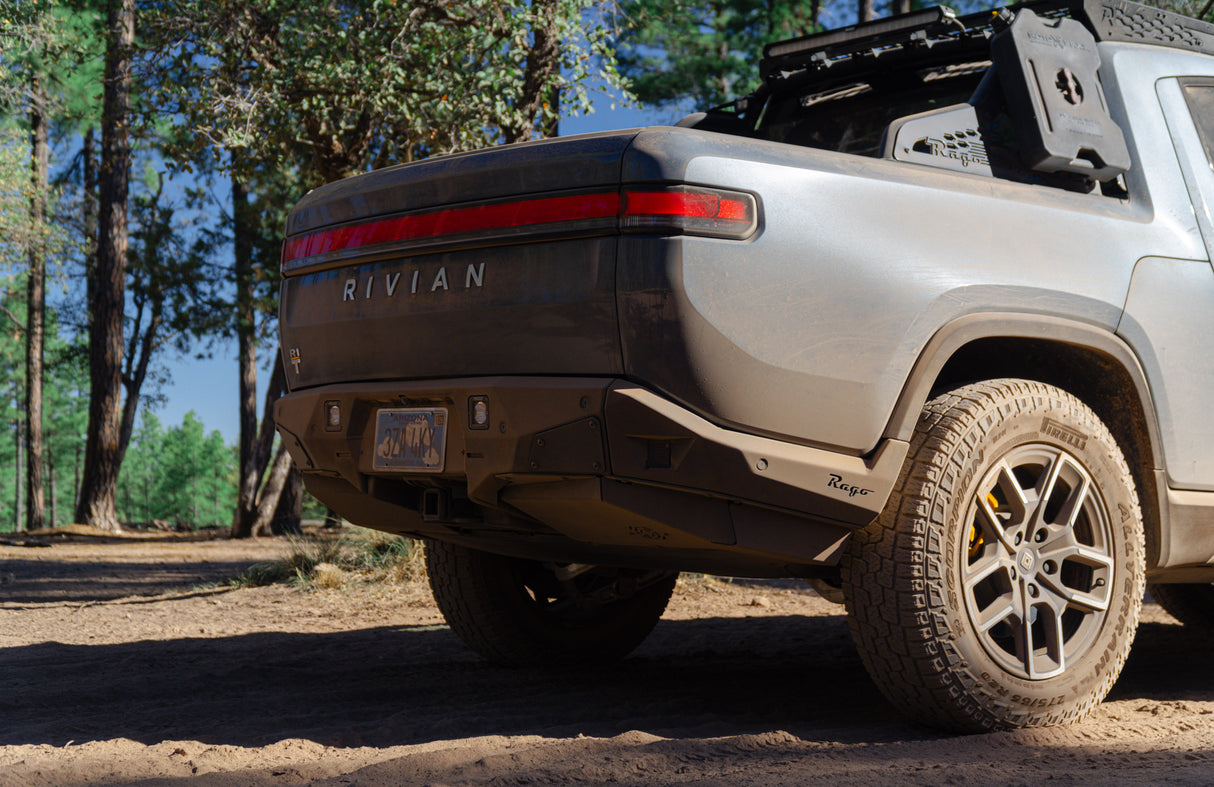 Rago Fabrication - 2022-2025 Rivian R1T Rear Bumper - R9402312801NA