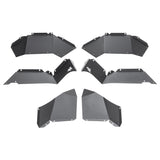 Rugged Ridge - Inner Fender Liners, Rear, Aluminum, Blk; 18-21 JL - 11615.62