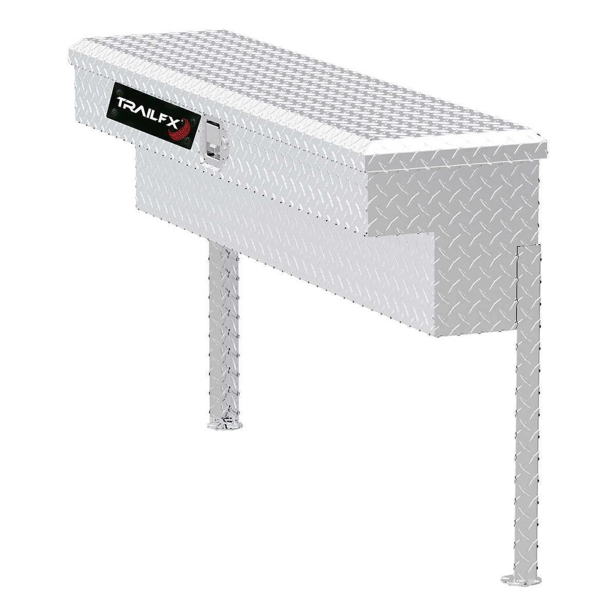 TrailFx - 48 Inch Aluminum Side Mount Toolbox- Brite (160481)