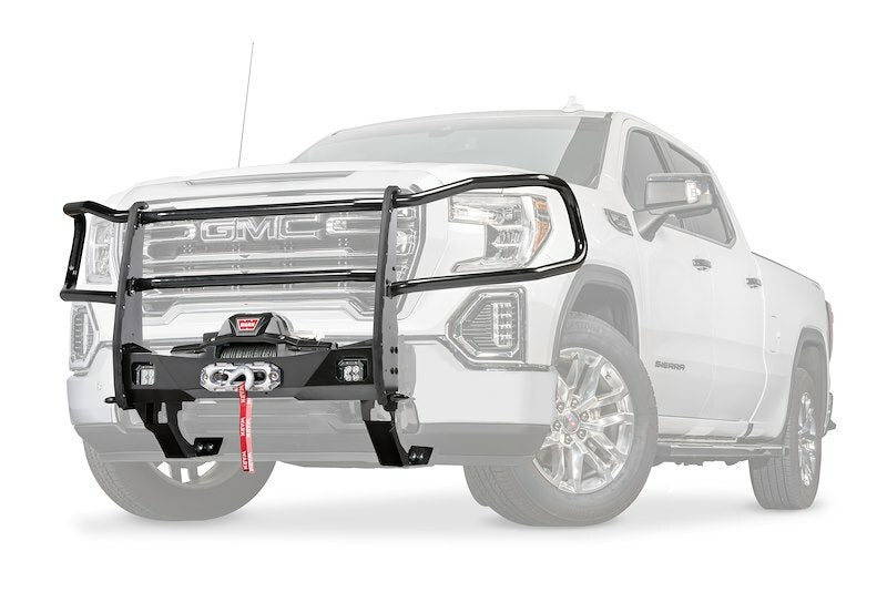 Warn - TRANS4MER GRILLE GUARD KIT - SIERRA 1500 FULL GUARD - 108226