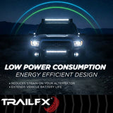 TrailFx - 7" Round LED Lights- Pair (7RNDF2)