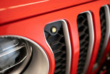 DV8 Offroad - Jeep Wrangler JL Amber Grille Lights - GRJL-02