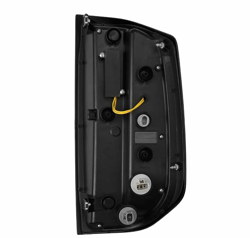 AlphaRex 672052 Prismatic LED Taillights Black Red