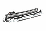 Rough Country - LED Light Kit - Behind Grille Mount - 30" Black Dual Row - White DRL - Chevy Silverado 1500 (14-15) - 70624