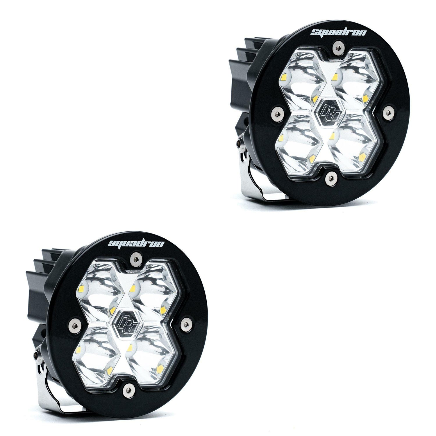 Baja Designs - 58-7801-2NH Squadron-R 2.0 Sport Black LED Auxiliary Light Pod Pair (No Harness)