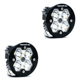Baja Designs - 58-7801-2NH Squadron-R 2.0 Sport Black LED Auxiliary Light Pod Pair (No Harness)