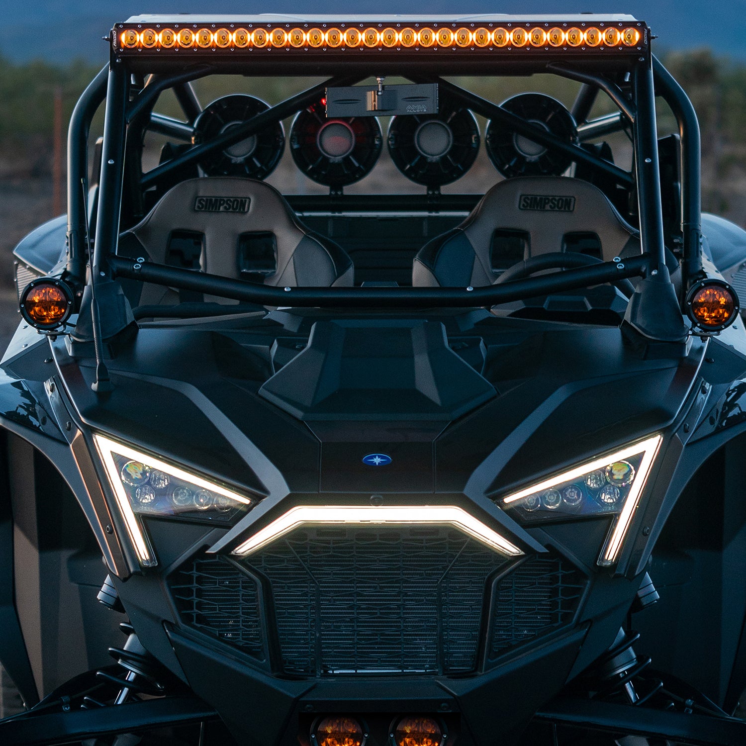 RIGID - RZR 360-Series Spot Amber PRO A-Pillar Light Kit - 41652