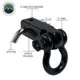 Overland Vehicle Systems - Receiver Hitch D-Ring Receiver Mount Recovery Shackle - 19109901