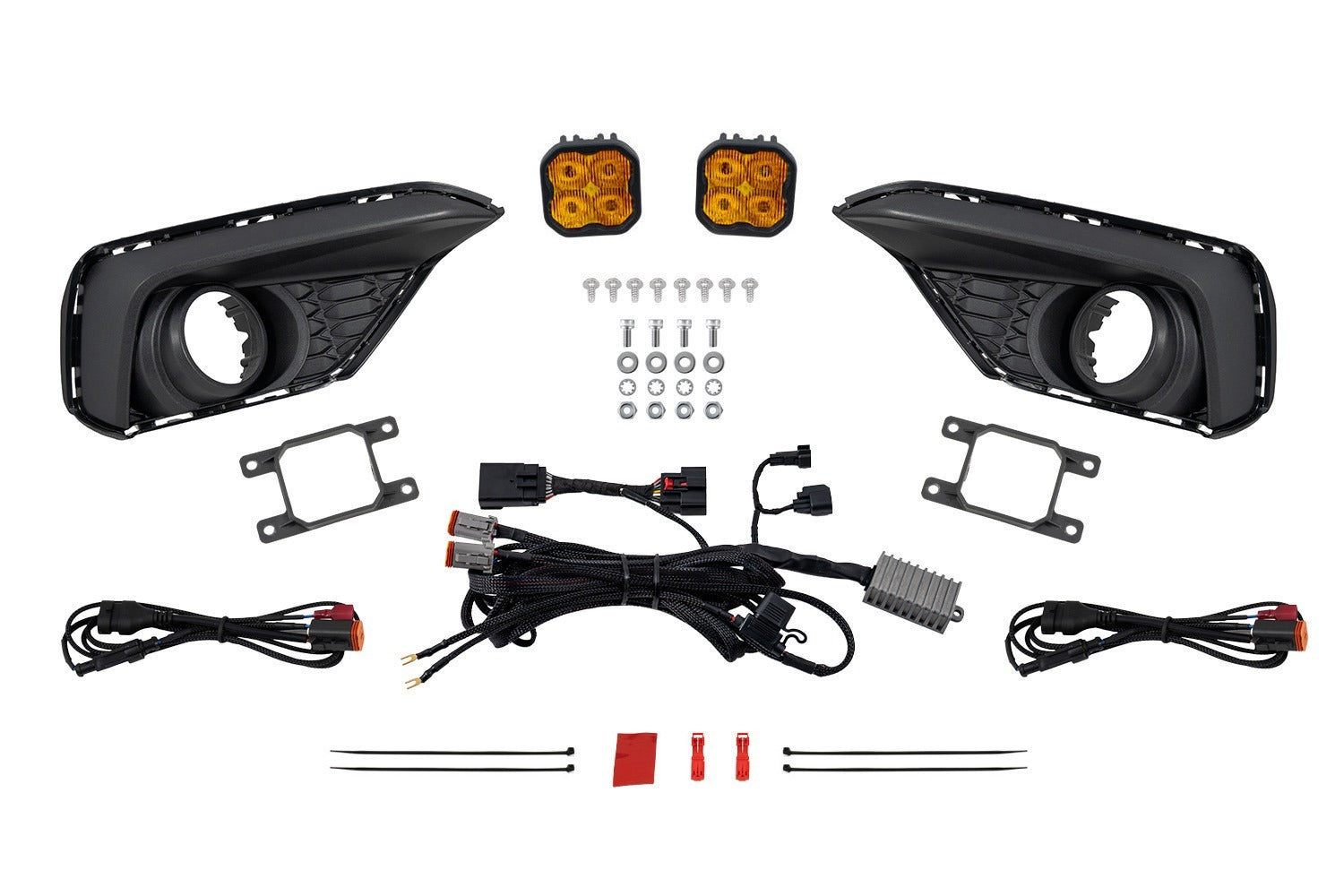 Diode Dynamics - SS3 Add-On Fog Lamp Kit for 2024 Ford Mustang EcoBoost, Yellow Max - DD7966