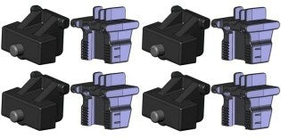 Yakima - Rpl Pin Adapter Railgrab - 8880201