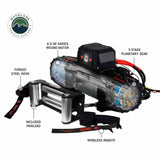 Overland Vehicle Systems - SCAR 12 - 12,000 lb. Winch With Steel Cable and Wireless Remote - 19119901
