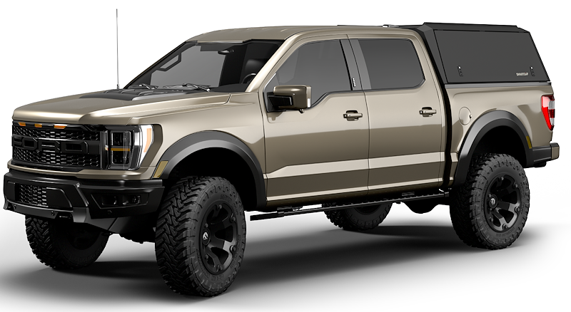 RSI SmartCap - F-150 Truck Bed Cap Edge Defender Matte Black For 21-26 Ford F-150 5.5 Foot Short Bed - ED0333-BN