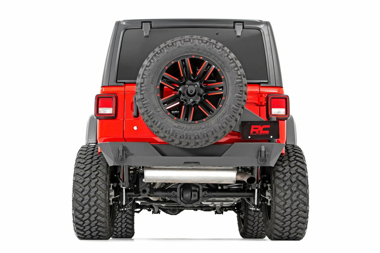 Rough Country - Rear Bumper - Trail - Tire Carrier - Jeep Wrangler JL 4WD (18-23) - 10598