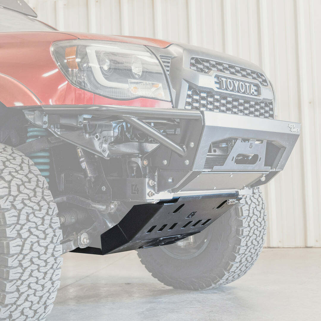 C4 Fabrication - Tacoma Rock Runner Front Skid Plate w/Cross Member Delete/ 2nd Gen / 2005-2015 - 1200-5505-01NA