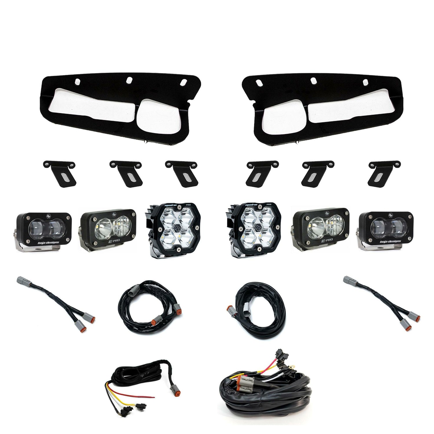 Baja Designs - 44-0082-UP Squadron 2.0 Pro/S2 Pro/S2 SAE "Pro" Fog Pocket Light Kit