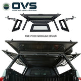 Expedition Pro Plus Truck Cap W/Full Wing Window Doors, Front and Rear Windows and 3rd Brake Light 16-23 Toyota Tacoma
