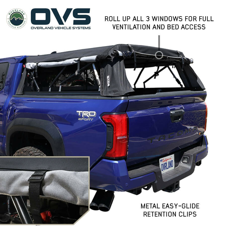 Explorer Soft Shell - Black Diamond Canvas and Aluminum Frame 15-22 GM Colorado