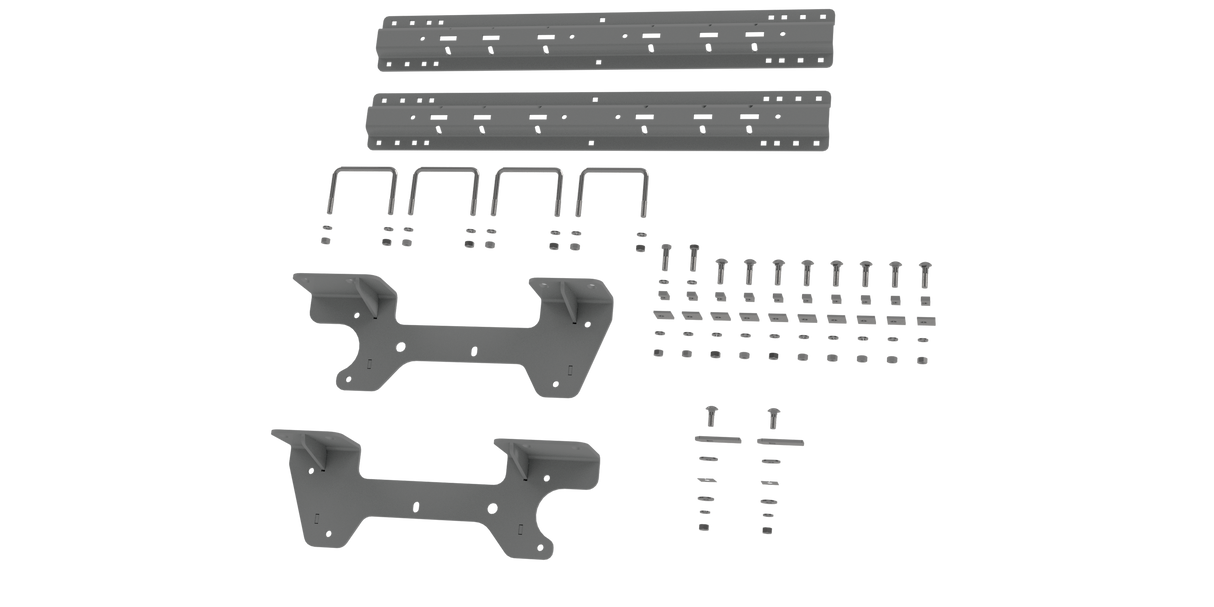 B&W - B&W Trailer Hitches RVK2504 Custom Installation Kit For Universal Mounting Rails For Some GM Trucks