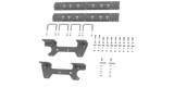 B&W - B&W Trailer Hitches RVK2504 Custom Installation Kit For Universal Mounting Rails For Some GM Trucks