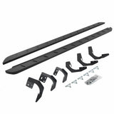 Go Rhino 63430687SPC - RB10 Slim Line Running Boards With Mounting Brackets - Textured Black