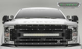 T-Rex Grilles - 1 Pc Small Mesh Mild Steel Torch Grille Replacement - Includes Universal Wiring Harness - 6315371