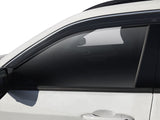 Husky Liners 2884015 Low Profile Ventvisor Deflector; Smoke with Chrome Trim; Outside Mount; 4 pc.