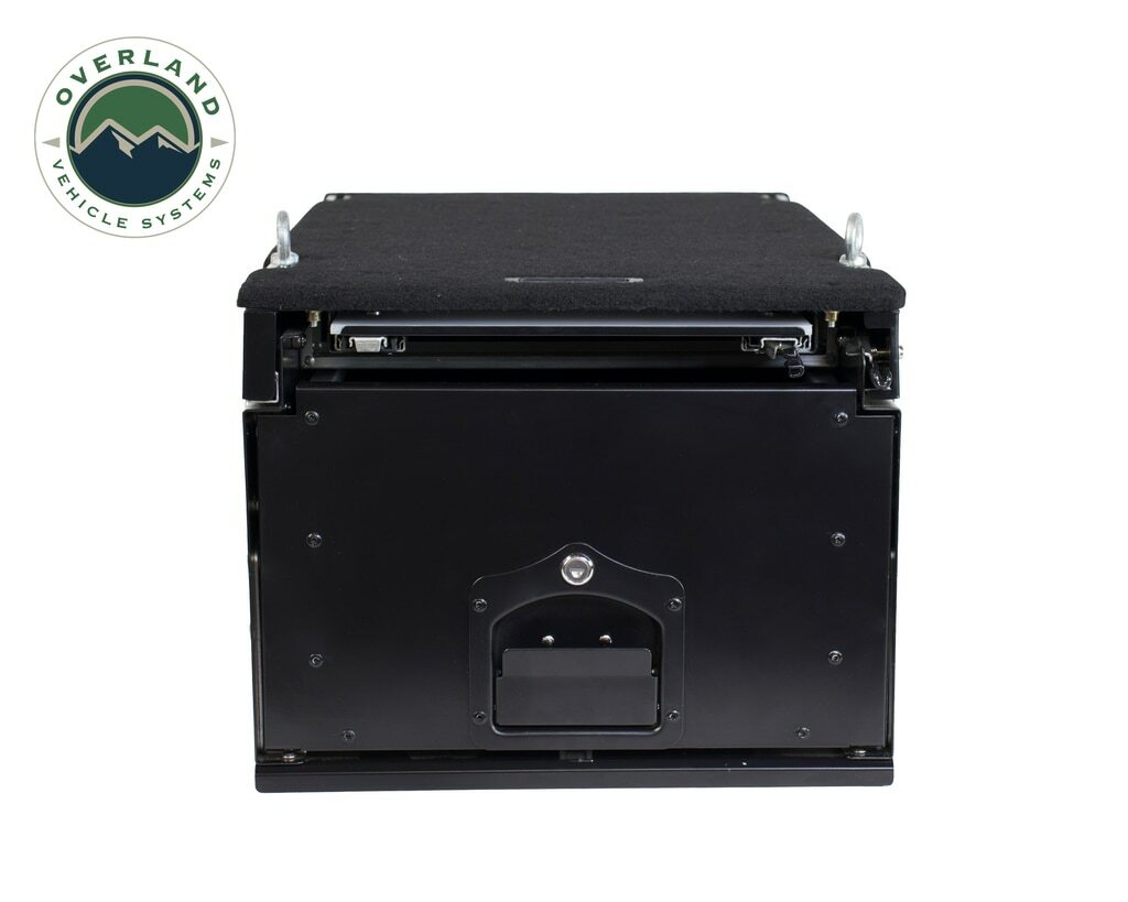 Overland Vehicle Systems - Camping Cargo Box With Slide Out Drawer & Working Station - 21010201