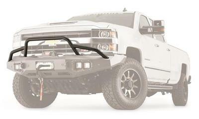 Warn - 100473 Powder Coated Black Steel With Brush Guard Skid Plate Step Plate